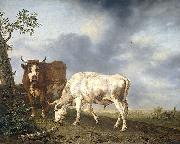 Jan Kobell, Oxen in the meadow